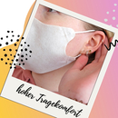 PREMIUM Gesichtsmaske aus Filtervlies mehrfach verwendbar - Modell: David - 2 Stk.