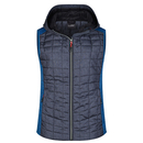Gilet ibrido lavorato a maglia da donna