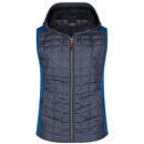 Gilet ibrido lavorato a maglia da donna