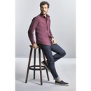 Men`s Long Sleeve Fitted Stretch Shirt