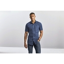 Men`s Short Sleeve Fitted Ultimate Stretch Shirt