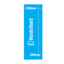 WunderBoard blanc ultra brillant, 200mm x 600mm, 10 pcs./carton