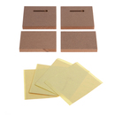 Klebeaufhängung MDF, 2 Hänger, 2 Abtandshalter
