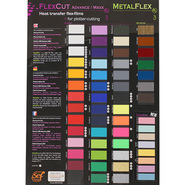 Tabla de colores de lámina flexible de SEF FlexCut