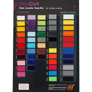 SEF flock foils color chart VelCut