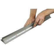 Aluminium safety cutting ruler 1,85m