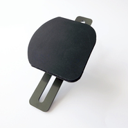 Rounded removable plate 14cm x 14cm suitable for face masks for Secabo heat presses