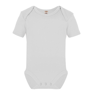 Short sleeve baby bodysuit polyester