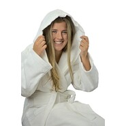 A&amp;R DeLuxe Velour Bathrobe with hood