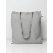 Printwear cotton bag, fairtrade cotton, long handles