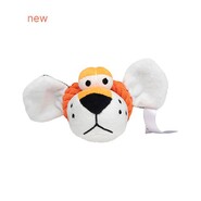 Mbw MiniFeet® Dog Toy Knot Animal Tiger (Orange, One Size)