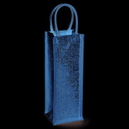 Shimmer Jute Bottle Bag