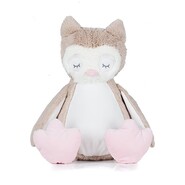 Mumbles Zippie Owl (Light Brown, Pink, L)