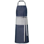 Jeans bib apron 2-colored 75 x 100 cm