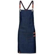 Bib apron denim