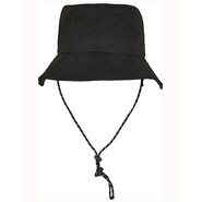 FLEXFIT Adjustable Flexfit Bucket Hat (Black, One Size)