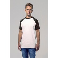 Build Your Brand Raglan Contrast Tee