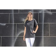 Build Your Brand Ladies´ Acid Washed Extended Shoulder Tee