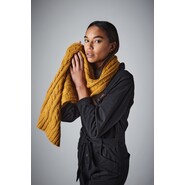 Beechfield Cable Knit Melange Scarf