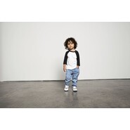 Canvas Toddler 3/4 Sleeve Baseball Tee