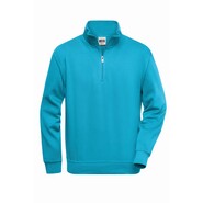 James&amp;Nicholson Workwear Half Zip Sweat