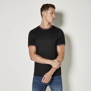 Kustom Kit Fashion Fit Tipped Tee