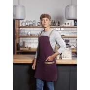 Karlowsky bib apron urban look with cross ribbons and pocket