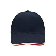 Myrtle beach 6 panel double sandwich cap