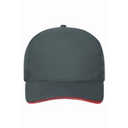 Myrtle beach 5 panel sandwich cap organic cotton