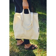 Neutral Twill Bag, Multiple Handles