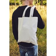 Tiger Cotton by Neutral Tiger Cotton Shopping Bag With Long Handles