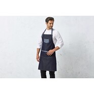 Premier Workwear Domain Contrast Denim Bib Apron