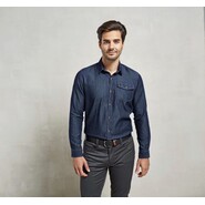 Premier Workwear Men´s Jeans Stitch Denim Shirt