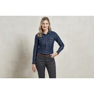 Camisa vaquera de puntada vaquera para mujer de Premier Workwear