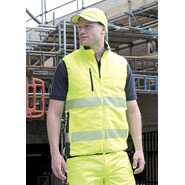 Result Safe-Guard Reversible Soft Padded Safety Gilet