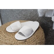 Zapatillas de casa de rizo Towel City - Open Toe