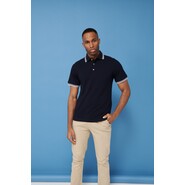 Henbury Double Tipped Piqué Polo Shirt