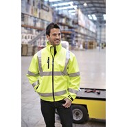 YOKO Hi-Vis 2 Bands &amp; Braces Softshell Jacket