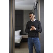 Russell Collection Men´s V-Neck Knitted Pullover
