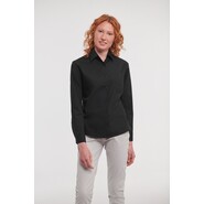 Russell Collection Ladies´ Long Sleeve Classic Pure Cotton Poplin Shirt