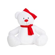 Mumbles Christmas Zippie Bear (Blanc, Rouge, L)