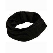 Build Your Brand Organic Cotton Tubescarf (Black, One Size)