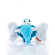Mbw MiniFeet® Dog Toy Knotted Animal Elephant (Azul, Talla única)