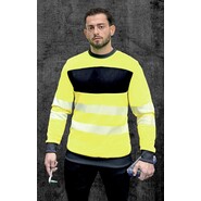 Korntex EOS Hi-Vis Workwear Sweatshirt With Printing Area