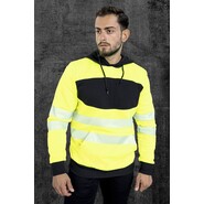 Korntex EOS Hi-Vis Workwear Hoody With Printing Area