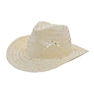 L-merch Promo Straw Hat (Natural, One Size)