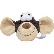 Mbw MiniFeet® Dog Toy Knotted Animal Monkey (Brown, One Size)