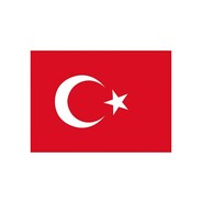 Printwear Fahne Türkei (Turkey, 90 x 150 cm)