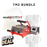 TM2 Mug Press Deal: 1x Secabo TM2 mug press + subli cups and subli paper