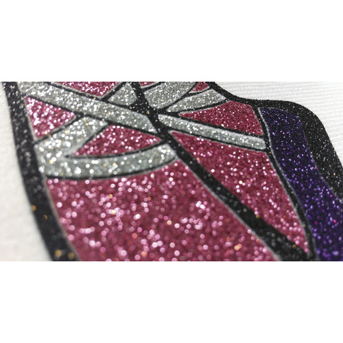 Stahls vinilo textil Glitter, multi, 50cm x 1m